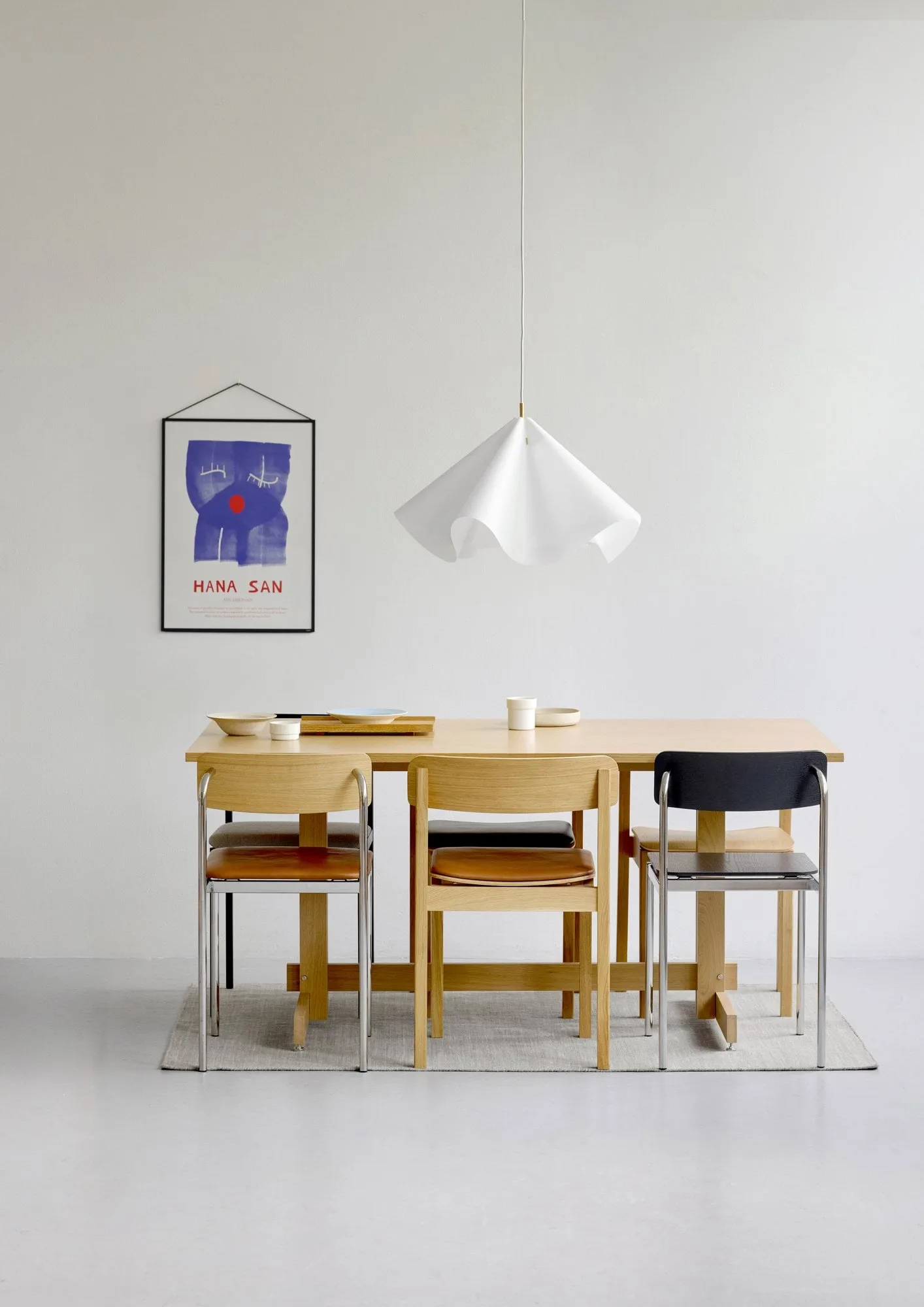 Tavolo da pranzo KUMU, Rovere oliato, 90x160 cm MOEBE