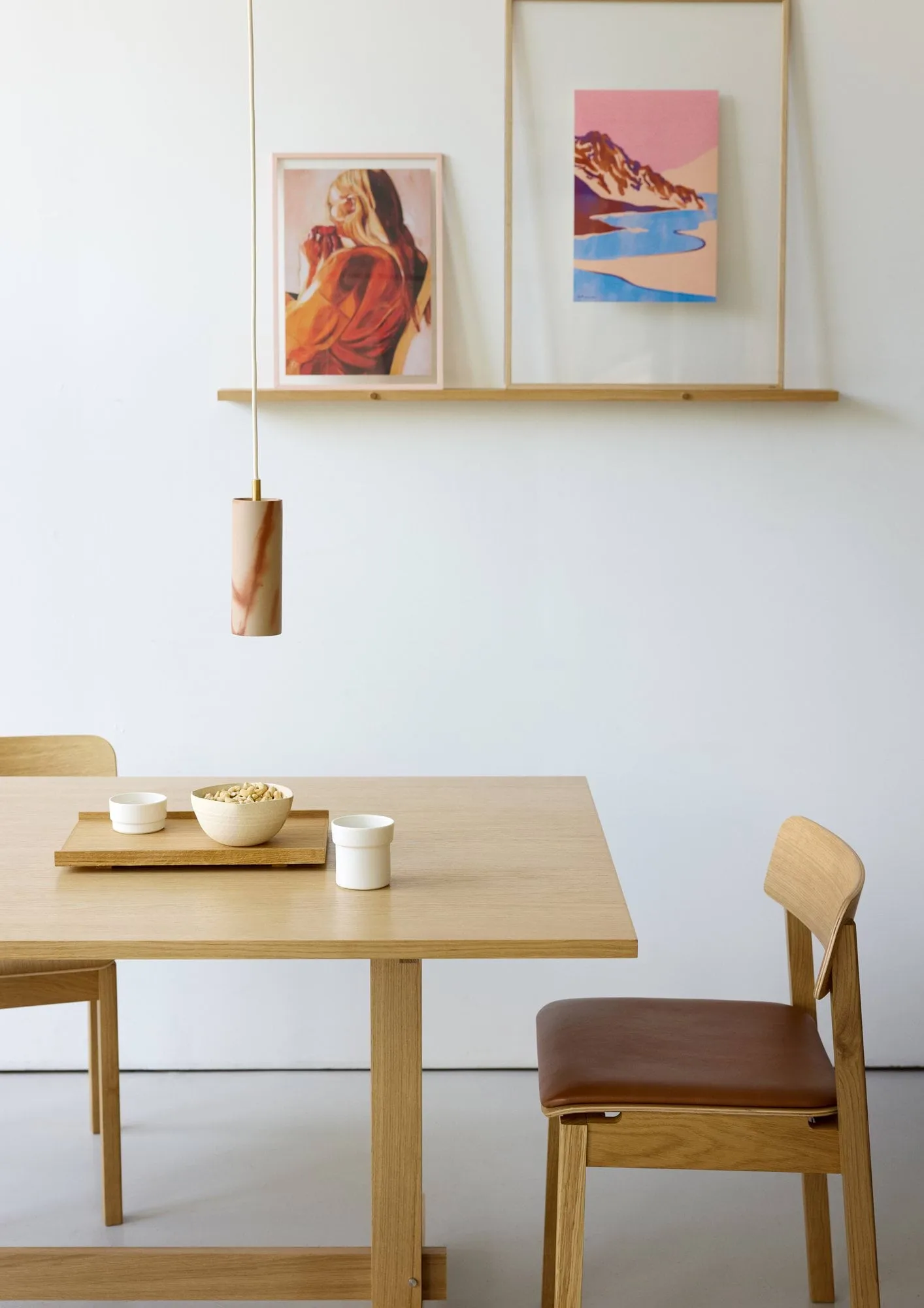 Tavolo da pranzo KUMU, Rovere oliato, 90x220 cm MOEBE