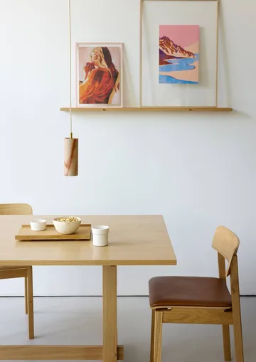 Tavolo da pranzo KUMU - Rovere oliato, 90x220 cm - MOEBE