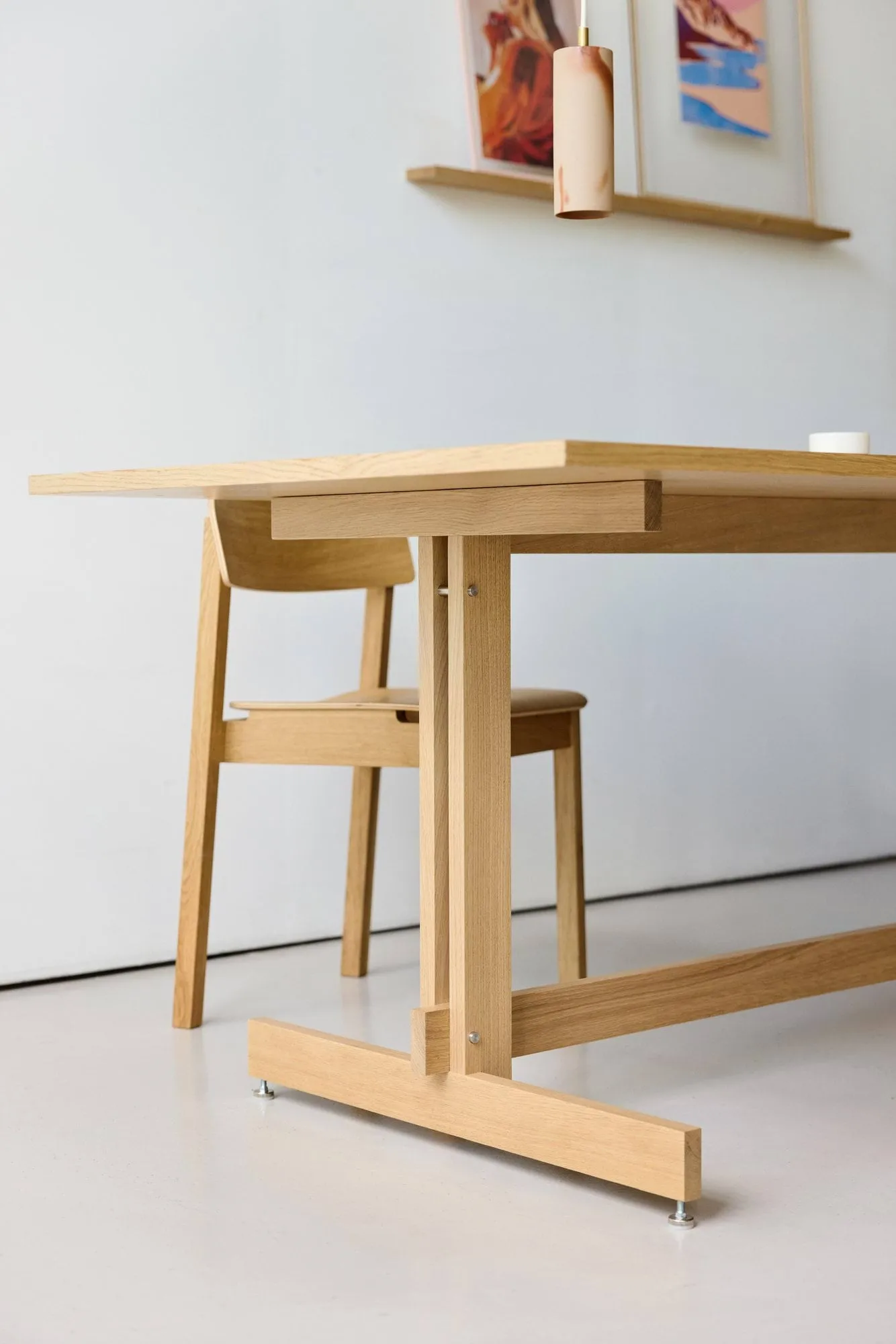 Tavolo da pranzo KUMU, Rovere oliato, 90x220 cm MOEBE