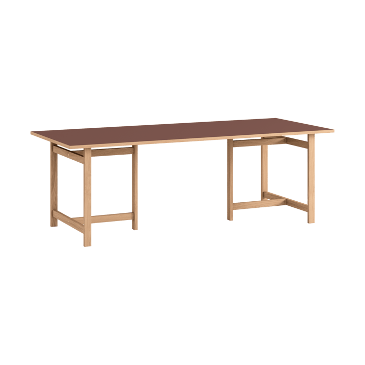 Tavolo rettangolare Moebe, Bordeaux, 220x90 cm MOEBE