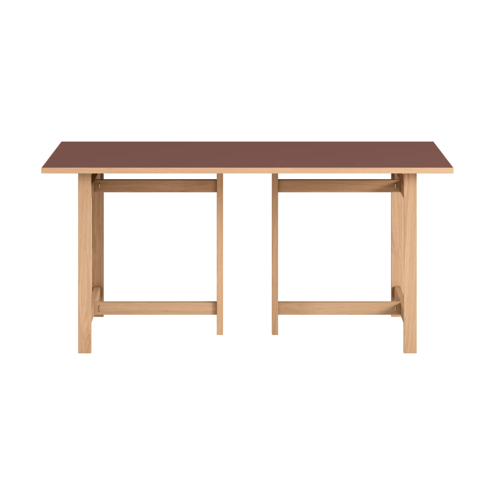 Tavolo rettangolare Moebe, Burgundy, 160x90 cm MOEBE