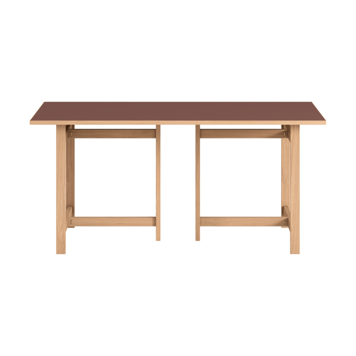 Tavolo rettangolare Moebe, Burgundy, 160x90 cm MOEBE