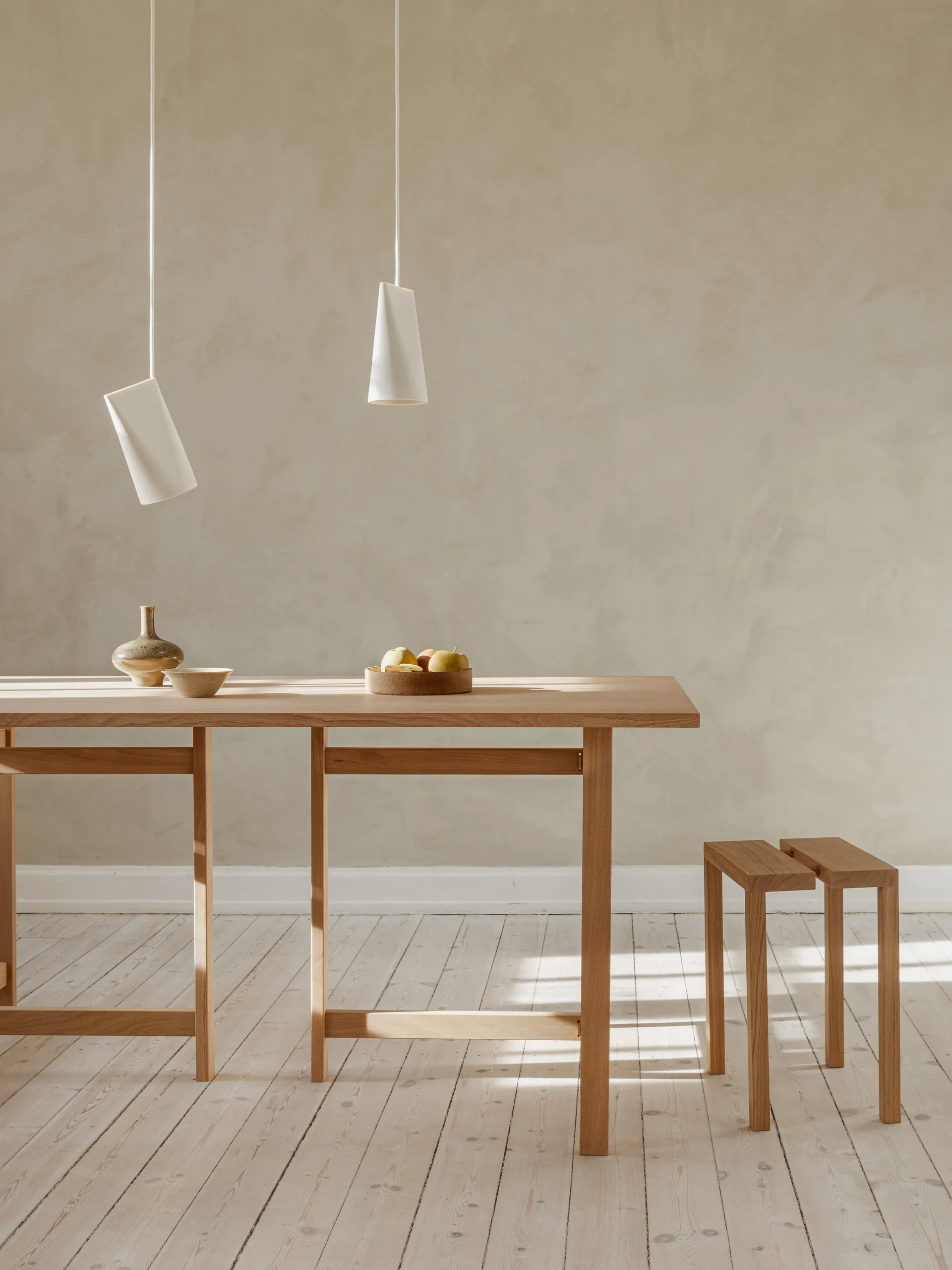 Tavolo rettangolare Moebe, Burgundy, 160x90 cm MOEBE