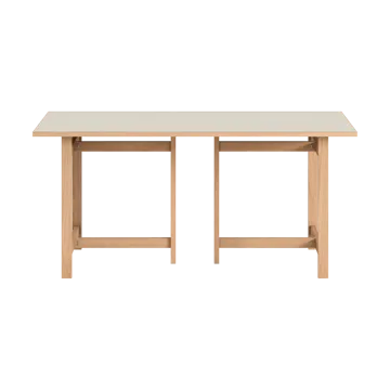 Tavolo rettangolare Moebe - Grigio chiaro, 160x90 cm - MOEBE