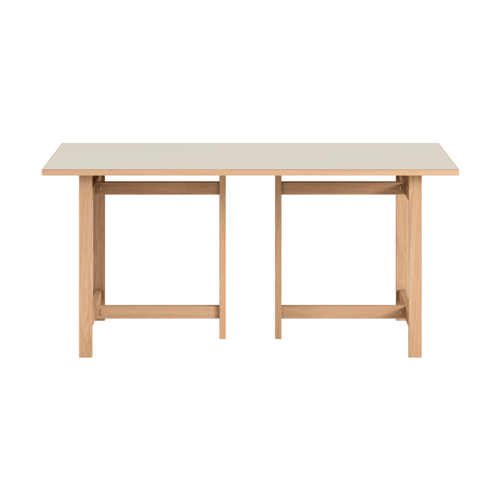 Tavolo rettangolare Moebe - Grigio chiaro, 160x90 cm - MOEBE