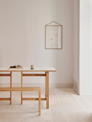 Tavolo rettangolare Moebe - Grigio chiaro, 160x90 cm - MOEBE