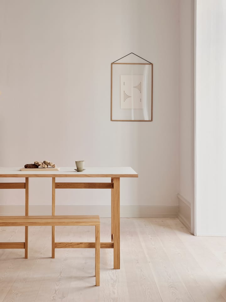 Tavolo rettangolare Moebe, Grigio chiaro, 160x90 cm MOEBE