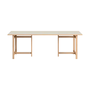 Tavolo rettangolare Moebe - Grigio chiaro, 220x90 cm - MOEBE