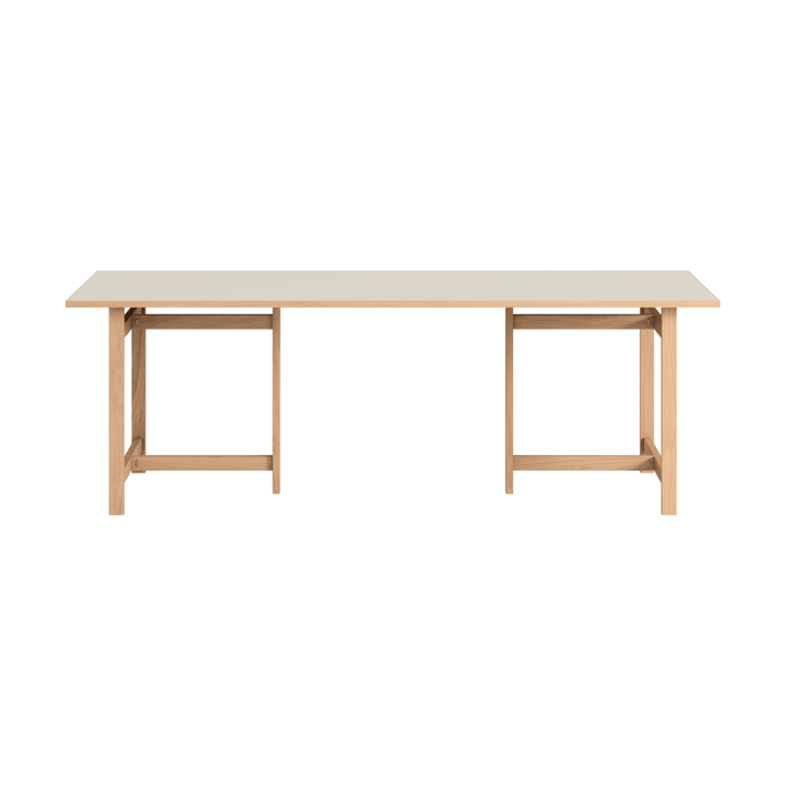 Tavolo rettangolare Moebe - Grigio chiaro, 220x90 cm - MOEBE