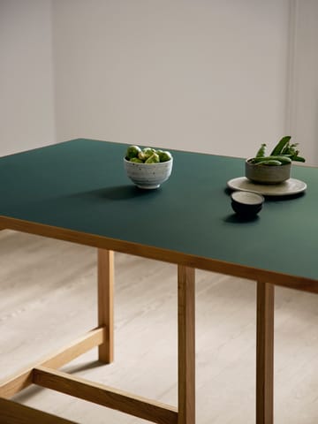 Tavolo rettangolare Moebe - Verde, 220x90 cm - MOEBE