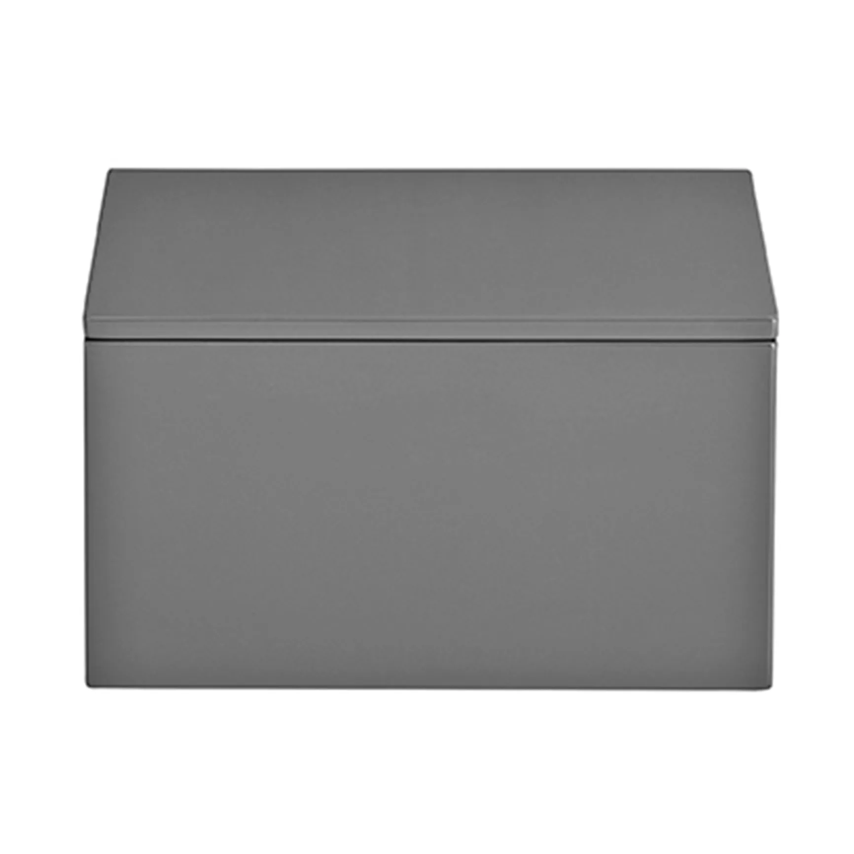 Contenitore laccato Lux 19x19x10,5 cm, Antracite Mojoo