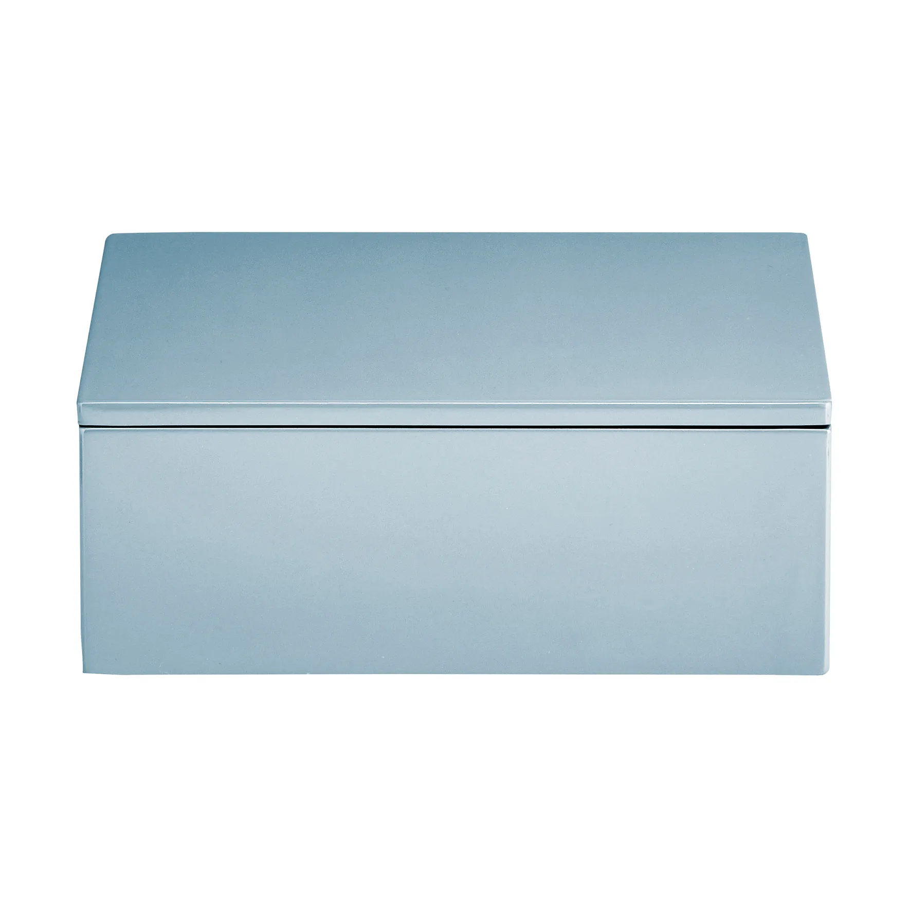 Contenitore laccato Lux 19x19x7 cm, Powder blue Mojoo
