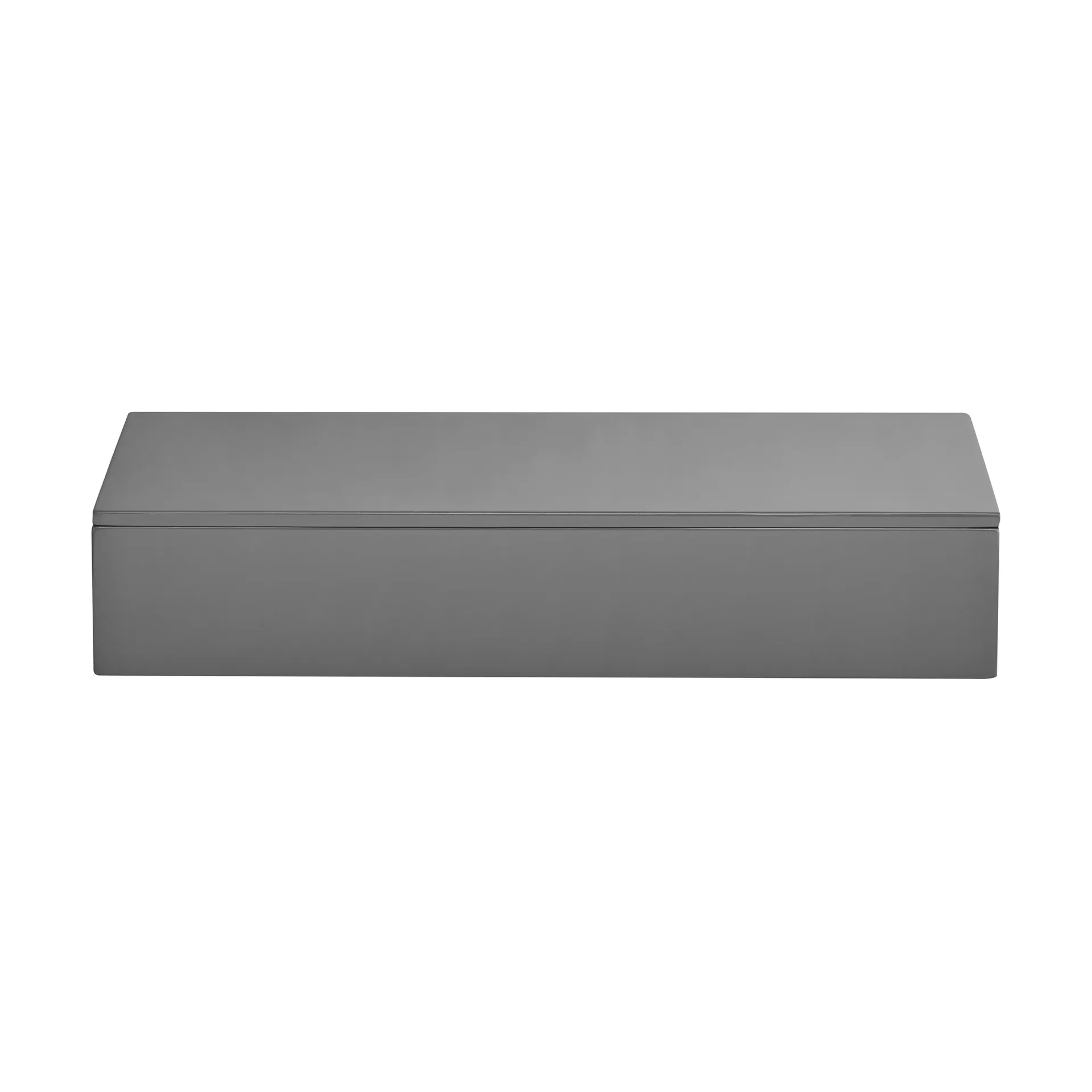 Contenitore laccato Lux 38x19x7 cm, Antracite Mojoo
