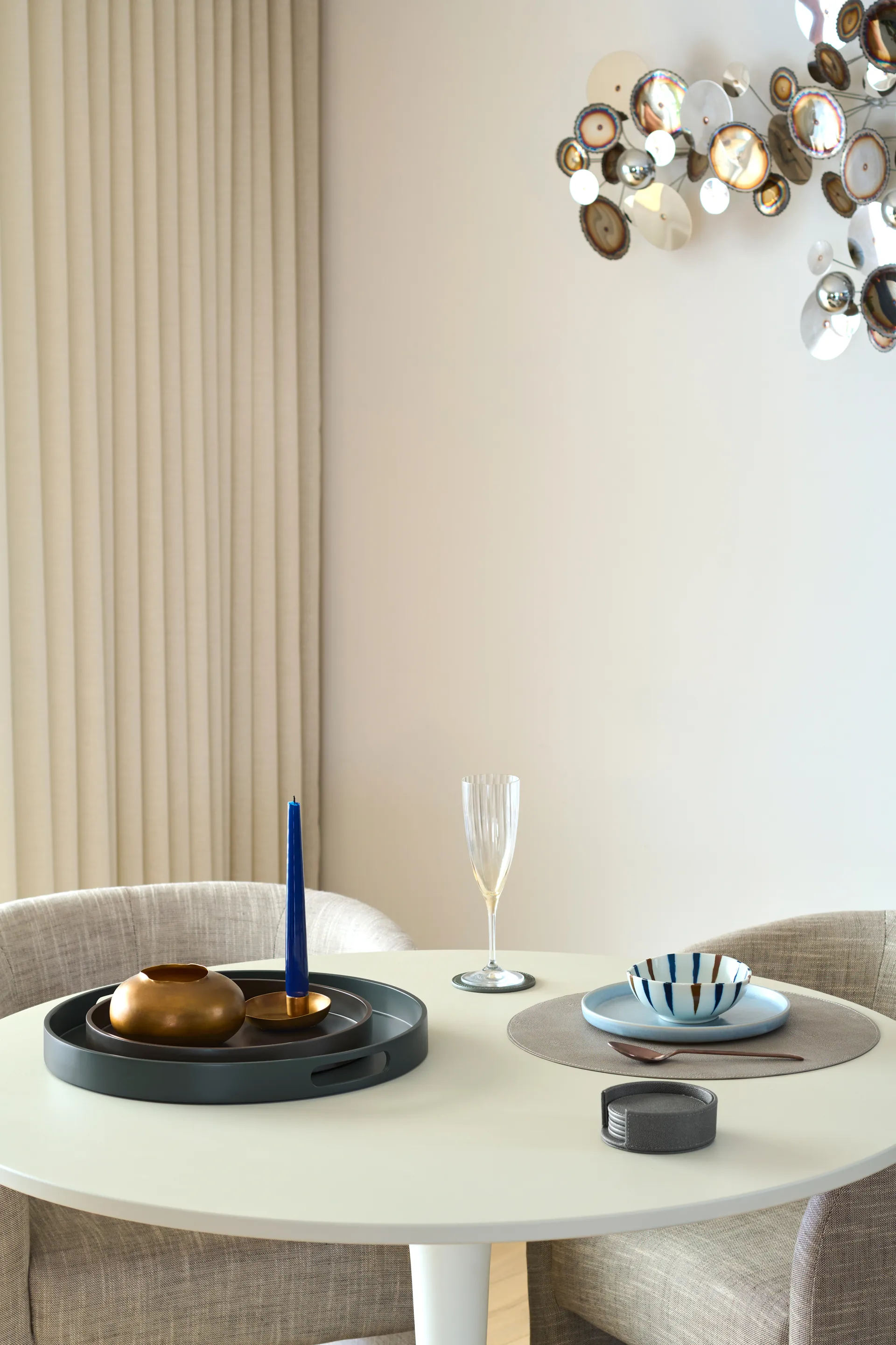 Sottobicchiere Sting Ø12 cm confezione da 6, Antracite Mojoo