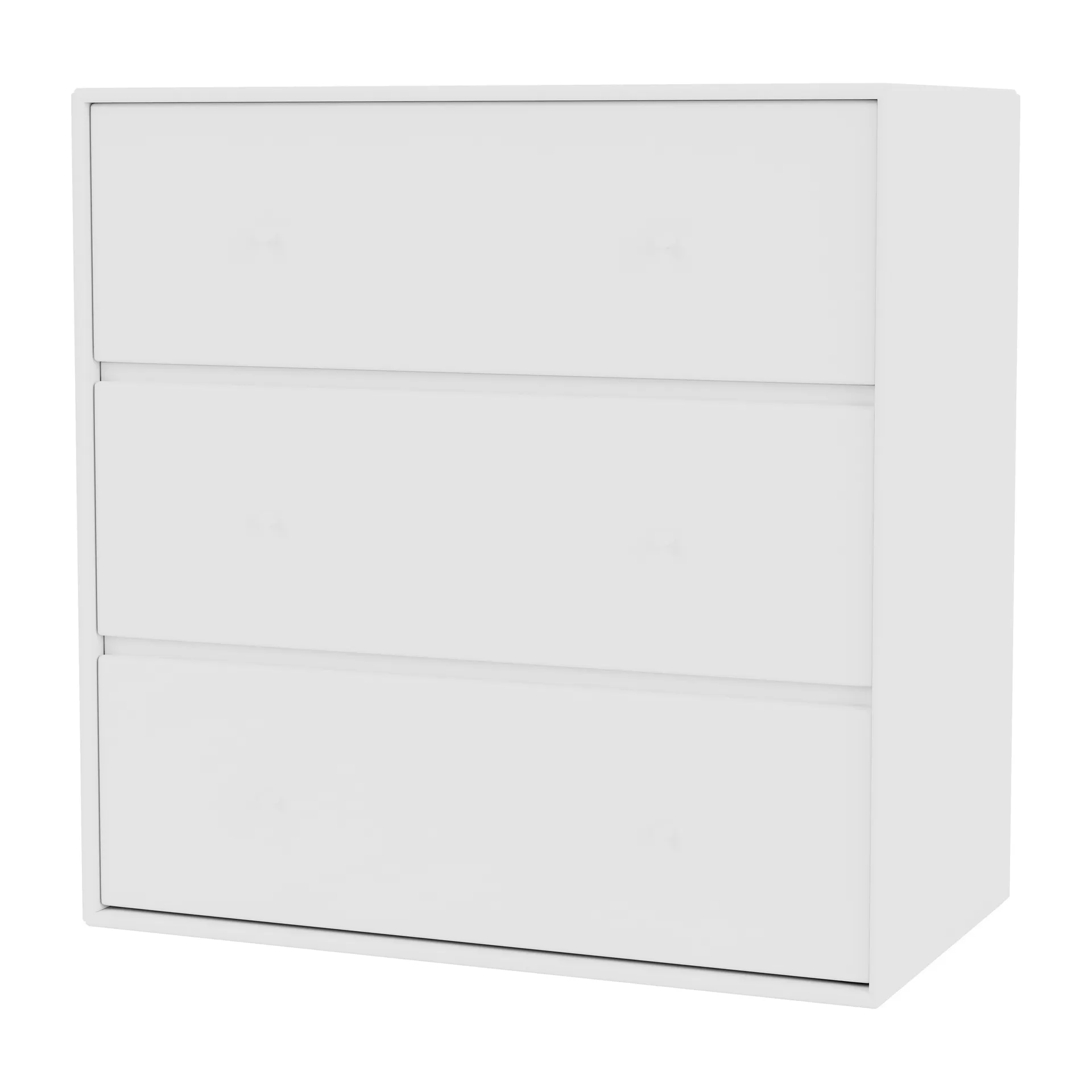 Cassettiera CARRY, 3 cassetti, New white Montana