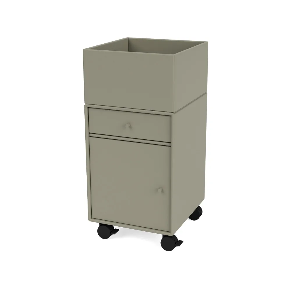 Cassettiera con ruote Runner, fennel 144 Montana