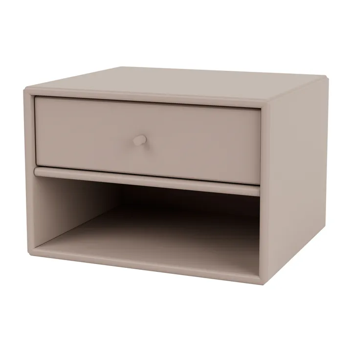 Comodino Dash - Mushroom 137, incluso supporto per sospensione - Montana