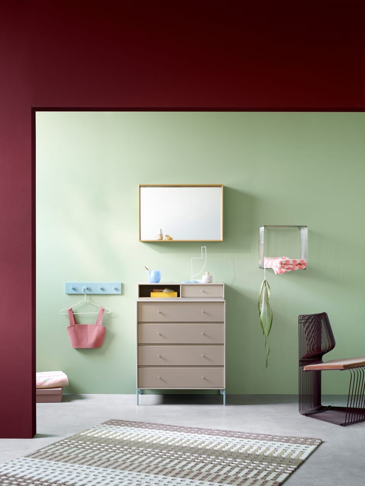 Cornice colorata Shelfie specchio 46,8x69,6 cm, Cumin Montana
