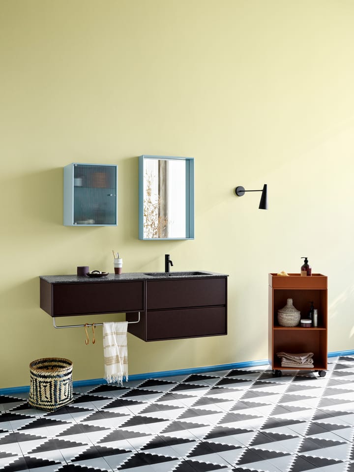 Cornice colorata Shelfie specchio 46,8x69,6 cm, Flint Montana