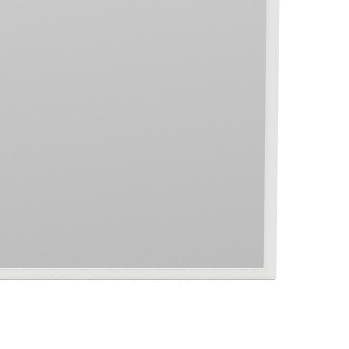 Cornice colorata specchio 46,8x46,8 cm - White - Montana