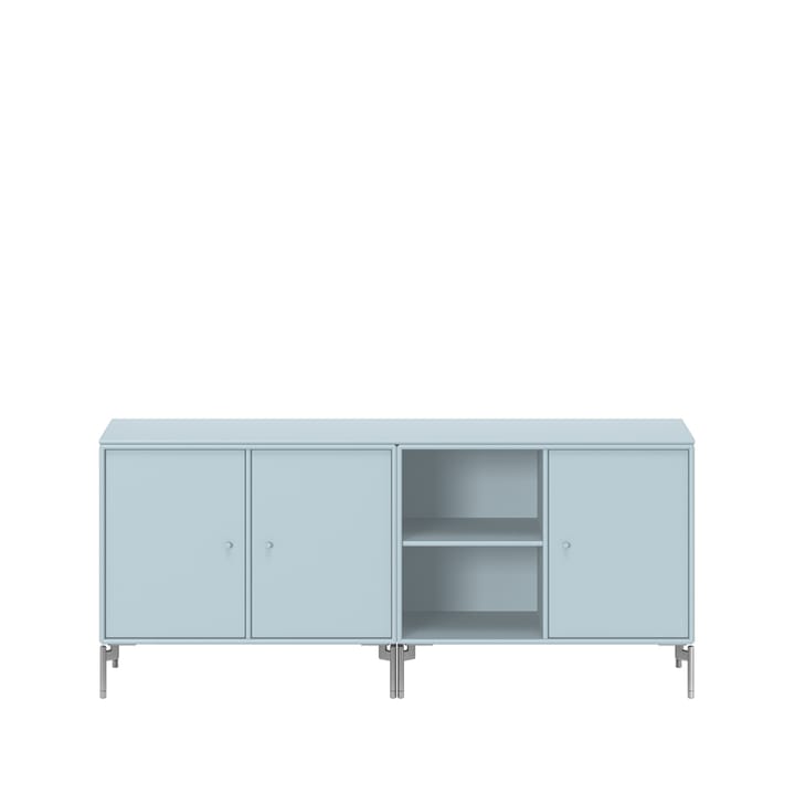 Credenza Save - flint 148, gambe cromate - Montana