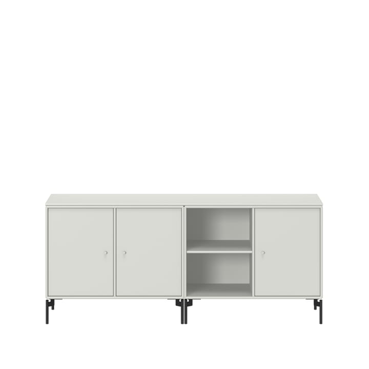 Credenza Save - nordic 09, gambe laccate in nero - Montana