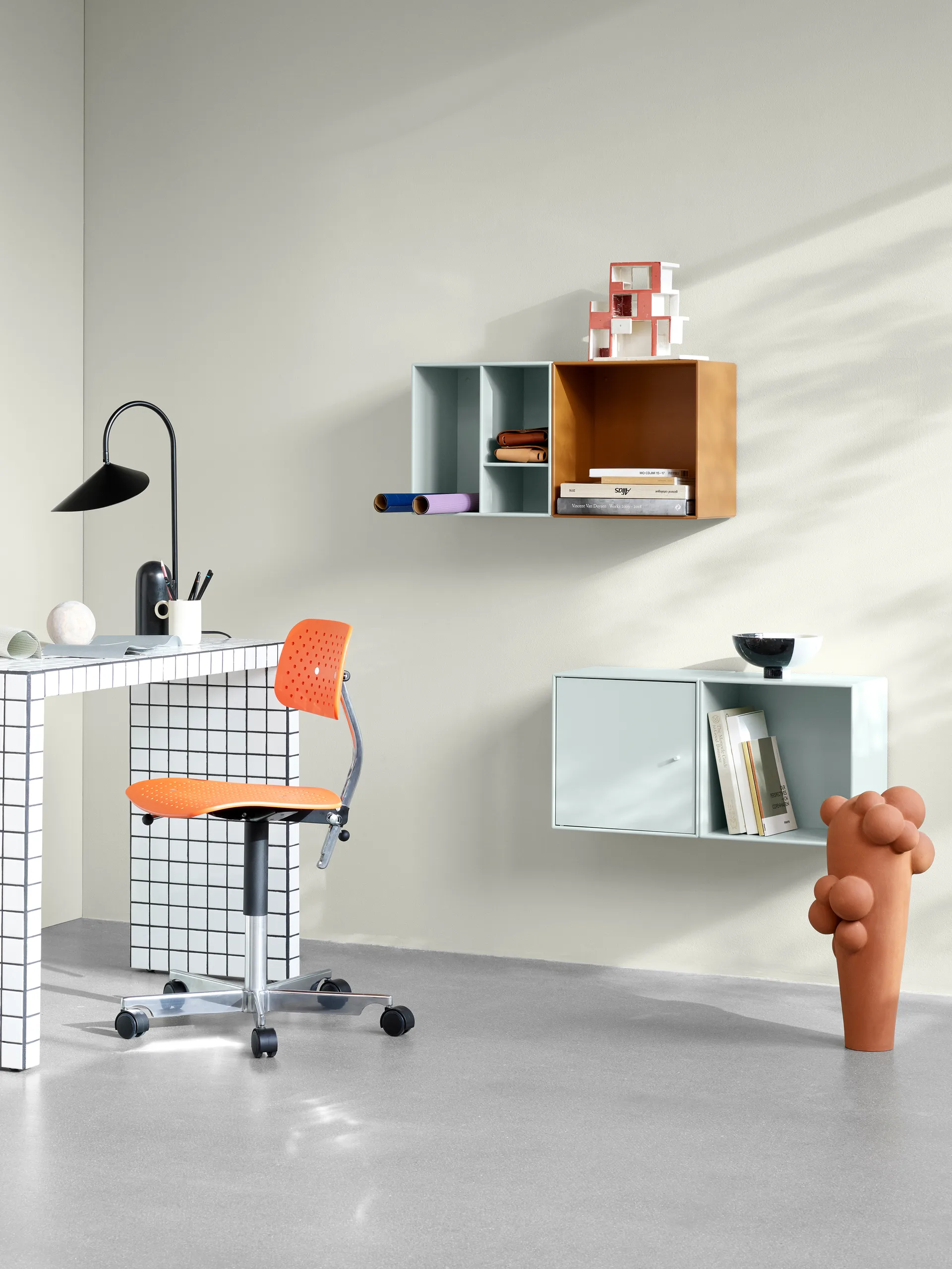 Mensola Montana Mini 1002 35x35 cm, Mist Montana