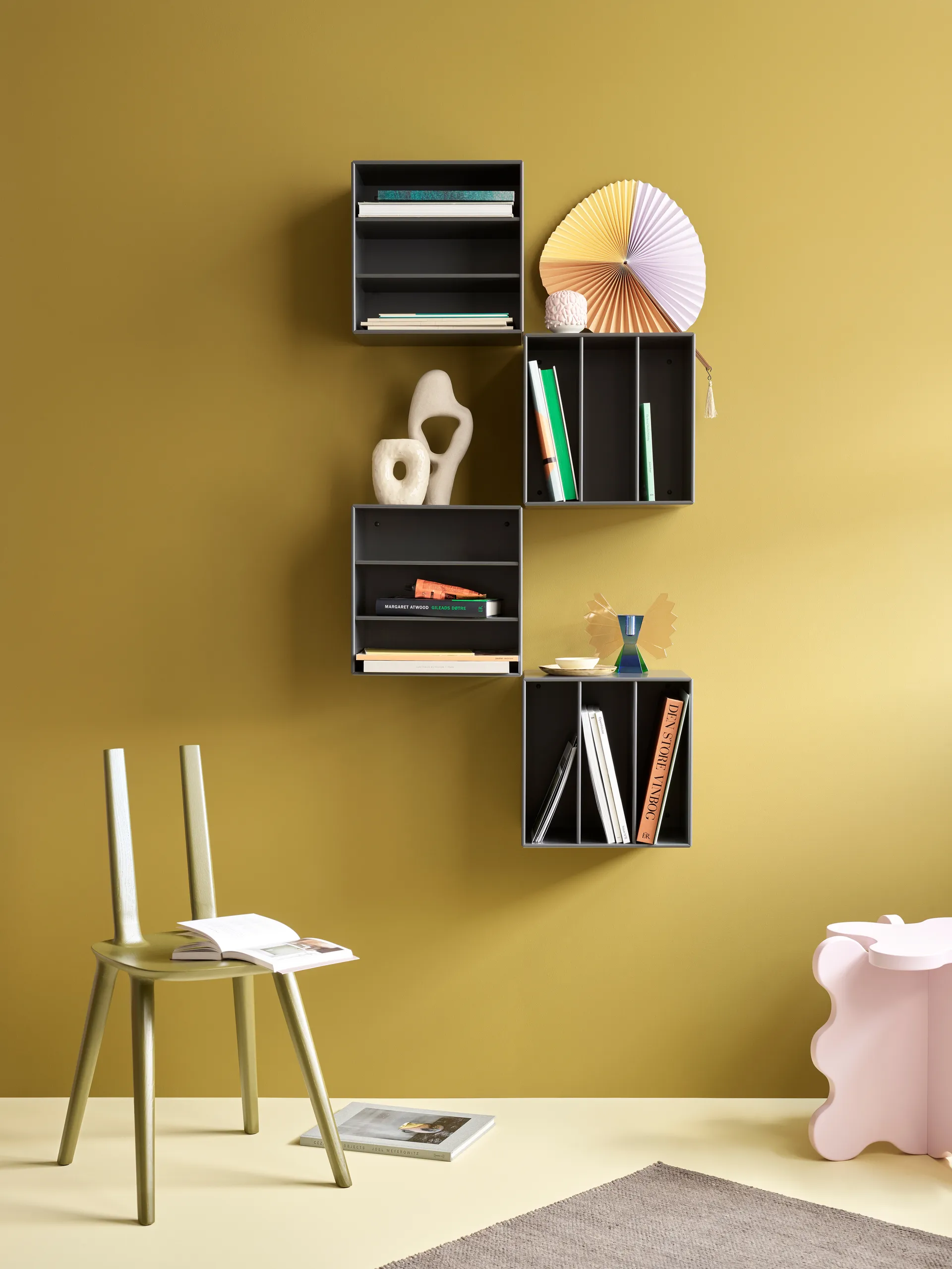 Mensola Montana Mini 1004 35x35 cm, Anthracite Montana