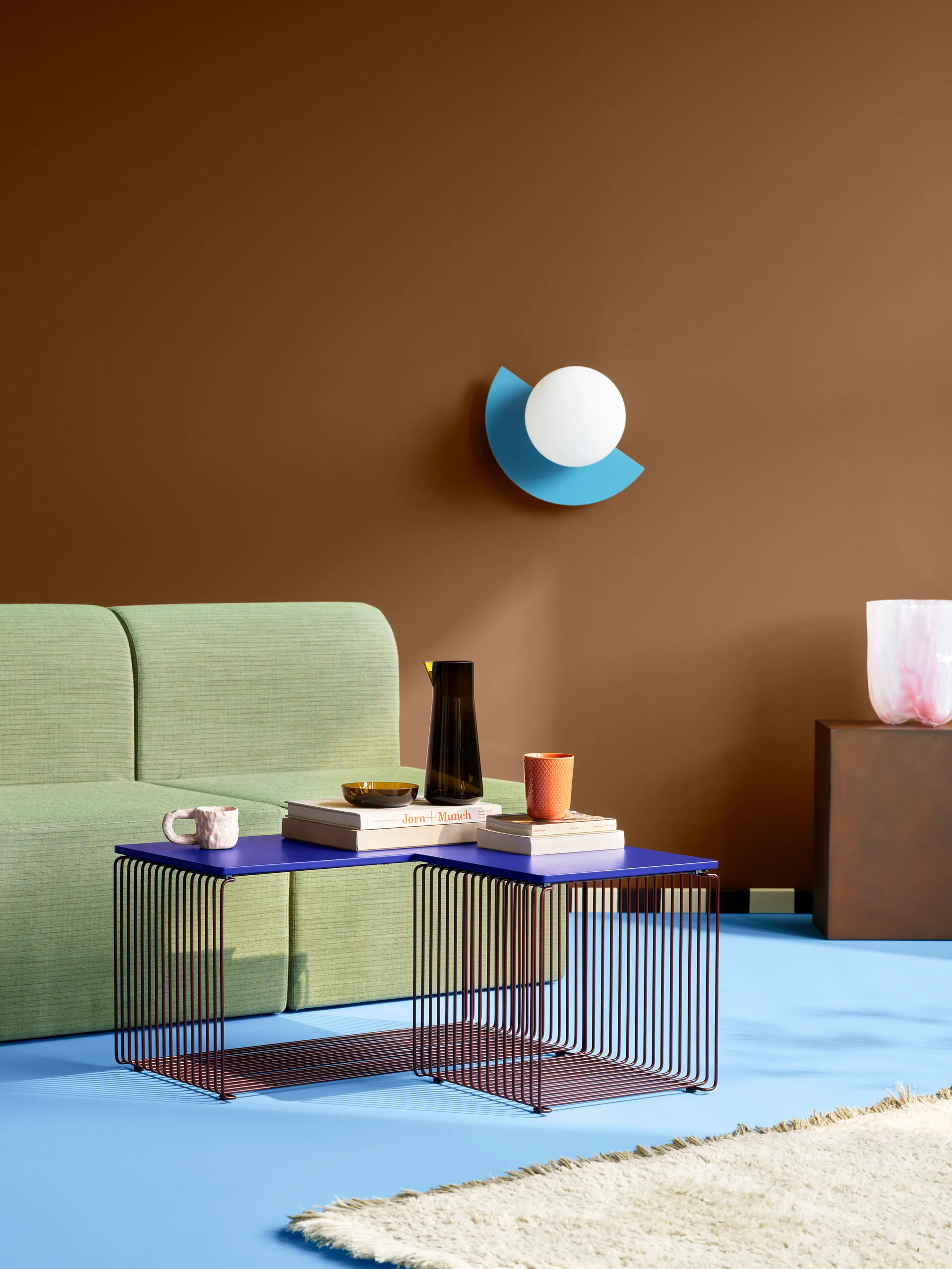 Mensola Panton Wire 33x34.8 cm, Monarca Montana