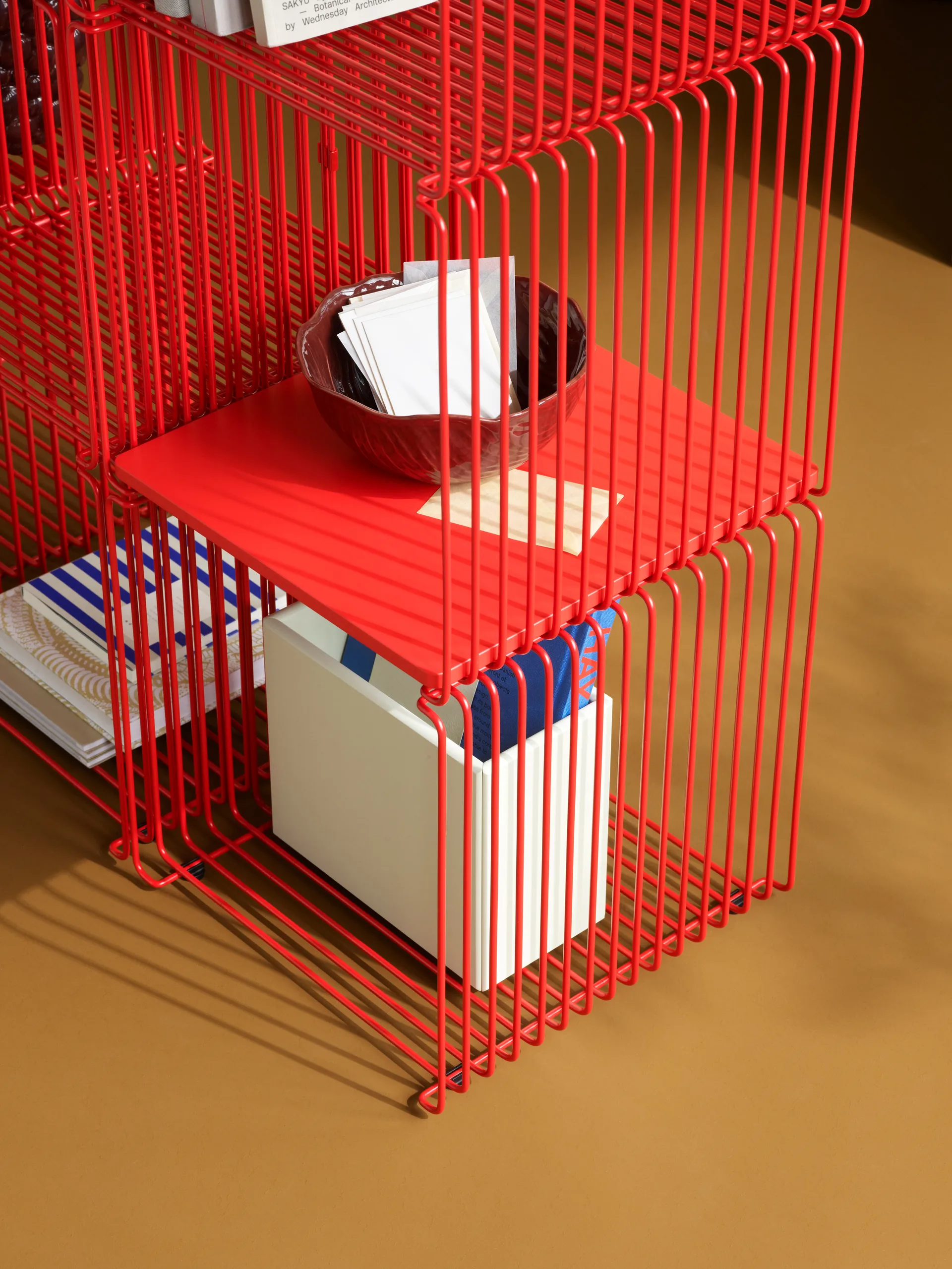 Mensola Panton Wire 33x34.8 cm, Rosa canina Montana