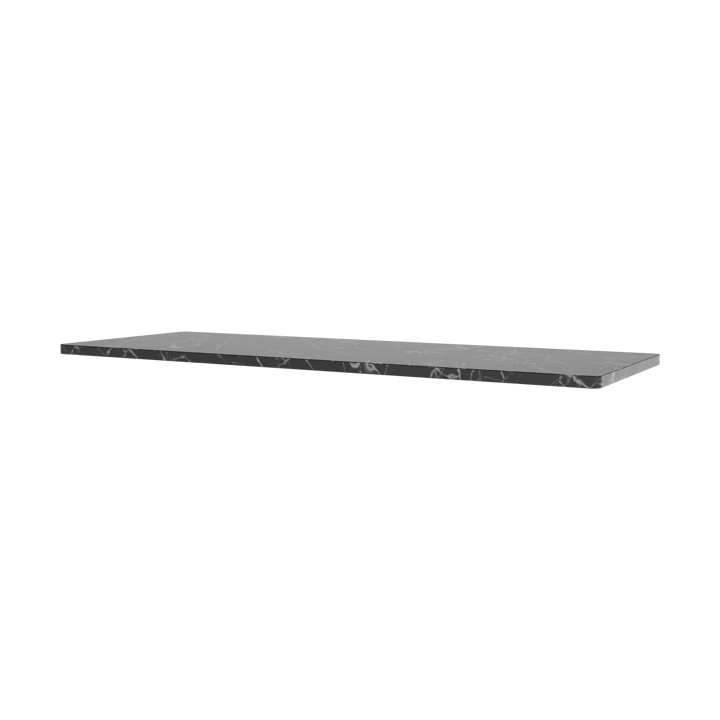 Mensola Panton Wire 70,1x25,7 cm - Marmo nero - Montana