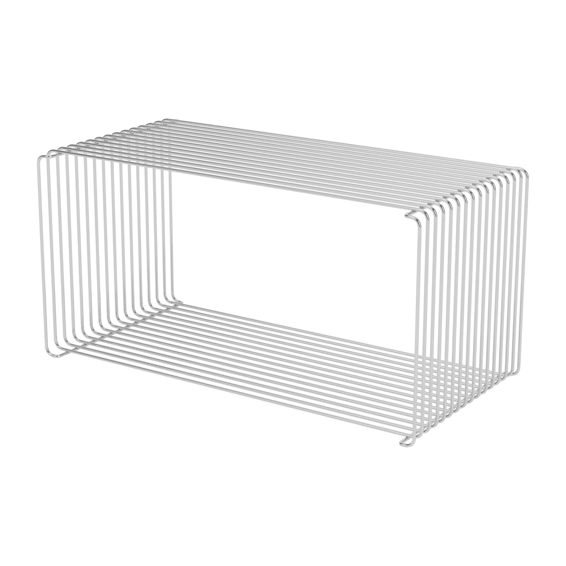 Mensola Panton Wire Extended 70x34,8x34,8 cm, Chrome Montana