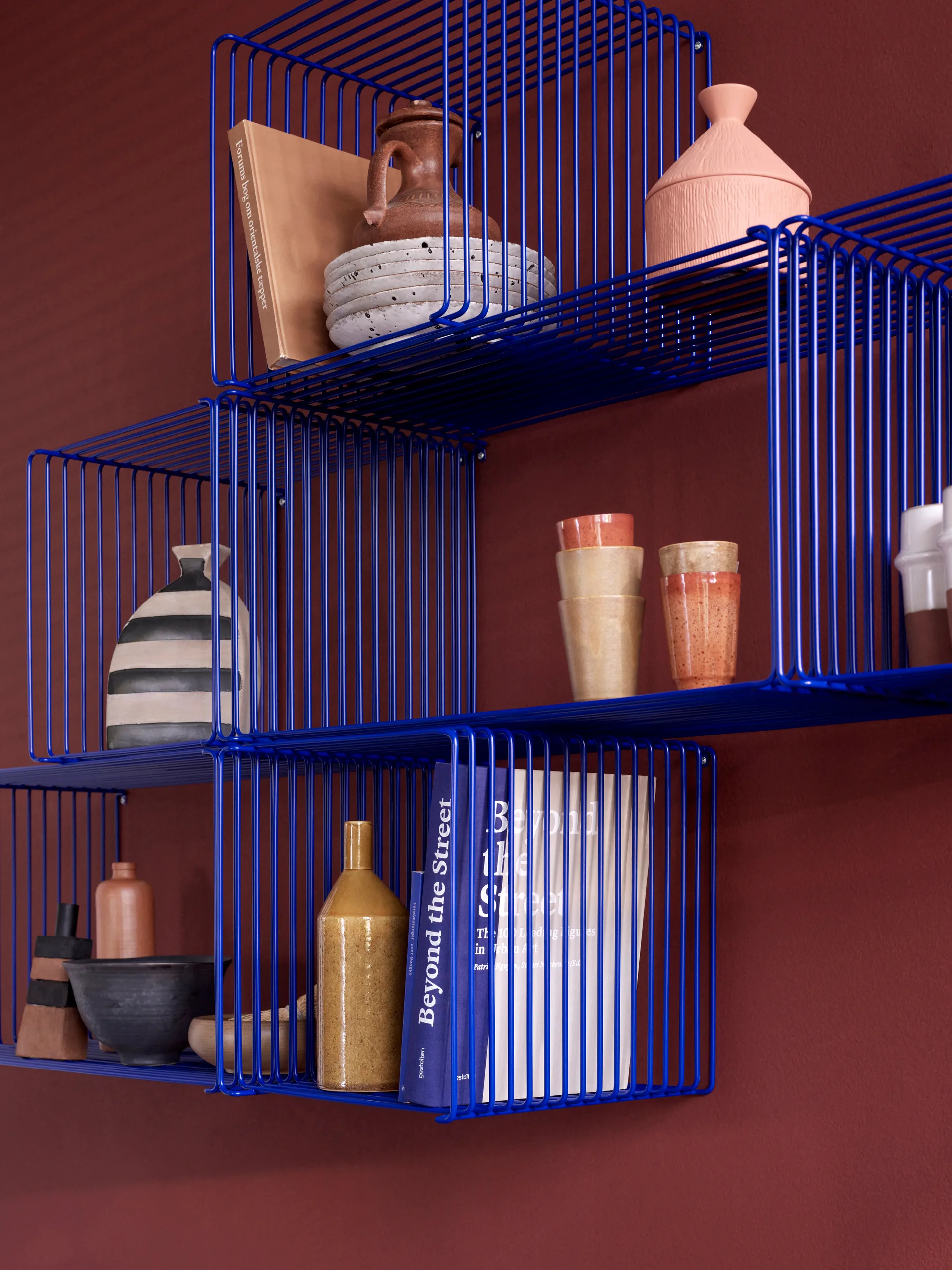 Mensola Panton Wire Extended 70x34,8x34,8 cm, Monarch Montana