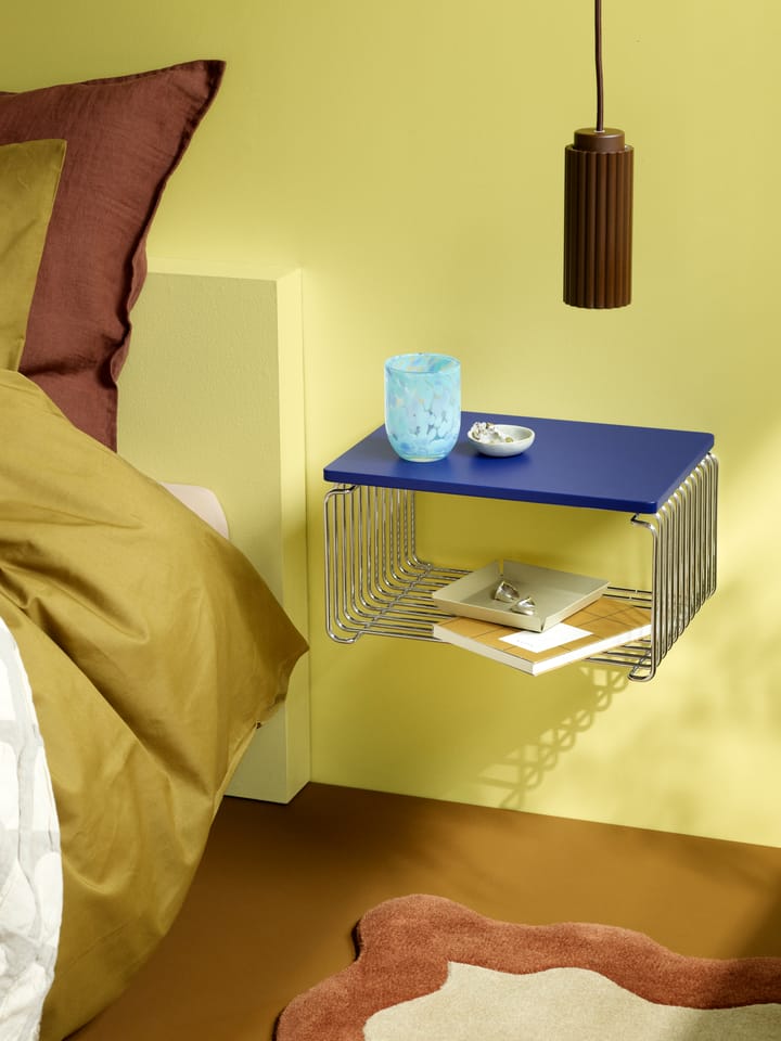 Mensola Panton Wire Half Height 34,8x17,2x25,7 cm, Cromo Montana