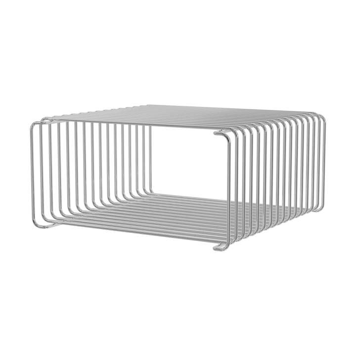 Mensola Panton Wire Half Height 34,8x17,2x25,7 cm - Cromo - Montana