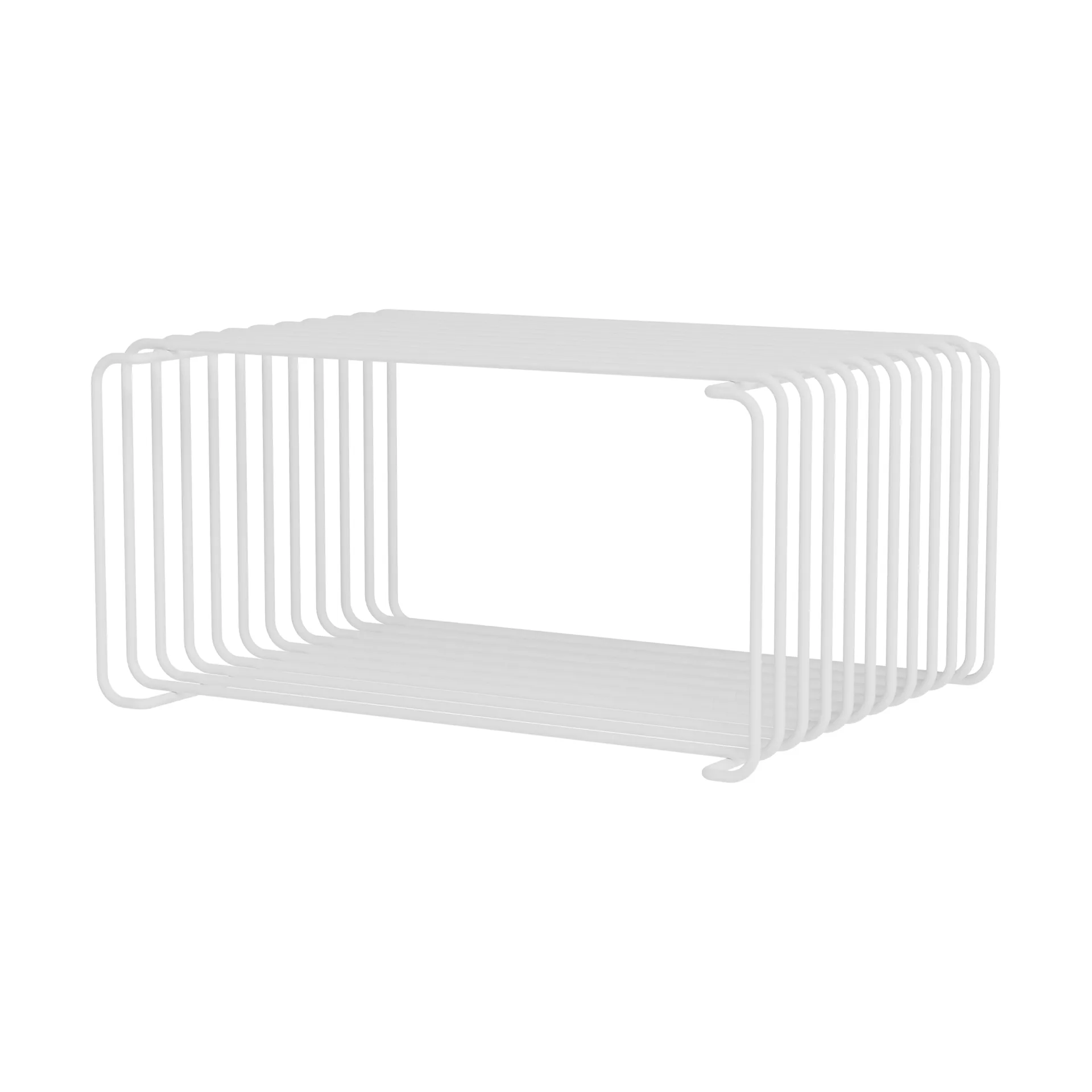 Mensola Panton Wire Half Height 34,8x17,2x25,7 cm, Neve Montana