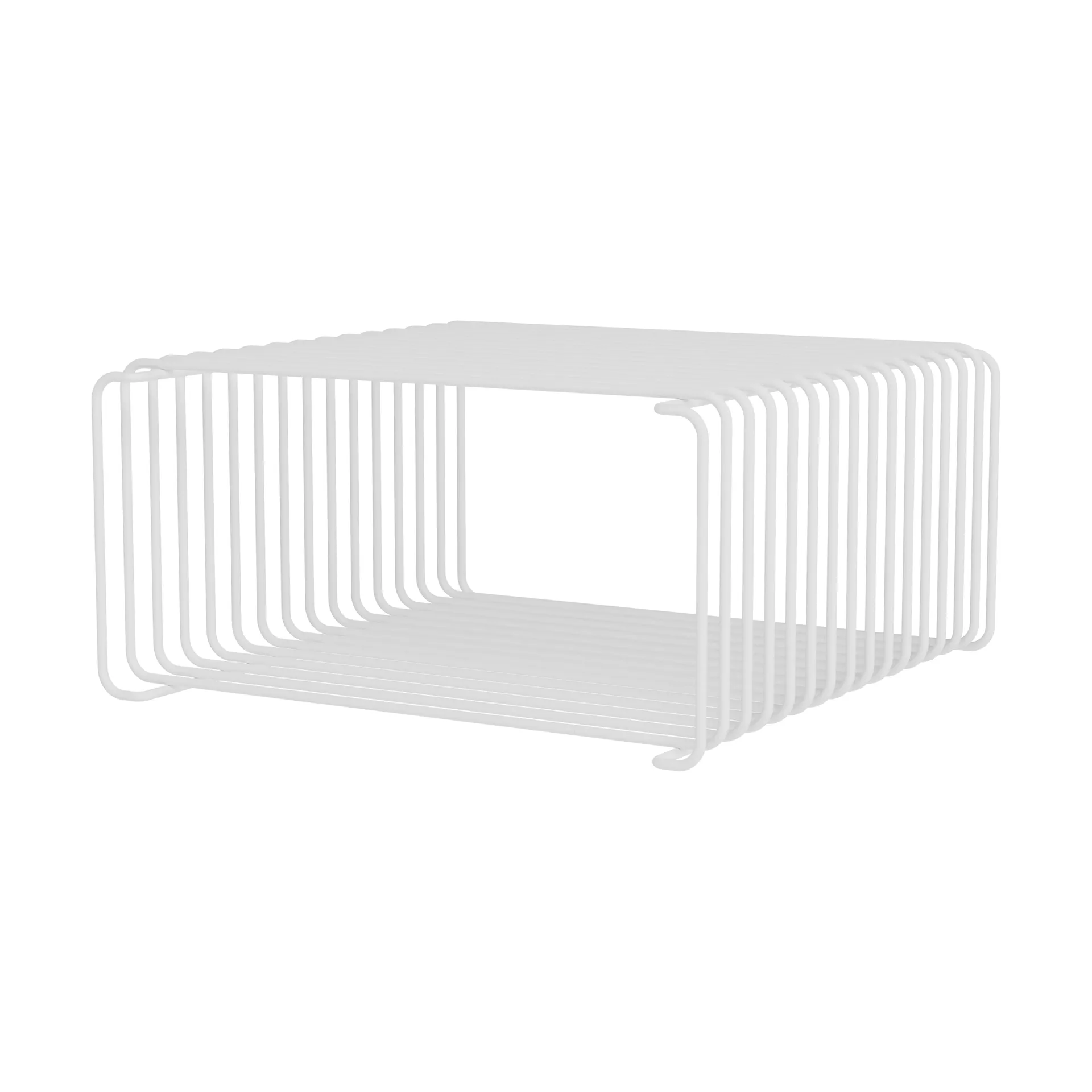 Mensola Panton Wire Half Height 34,8x17,2x25,7 cm, Neve Montana