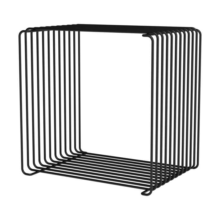 Mensola Panton Wire Single 34,8x34,8x25,7 cm - Nero - Montana