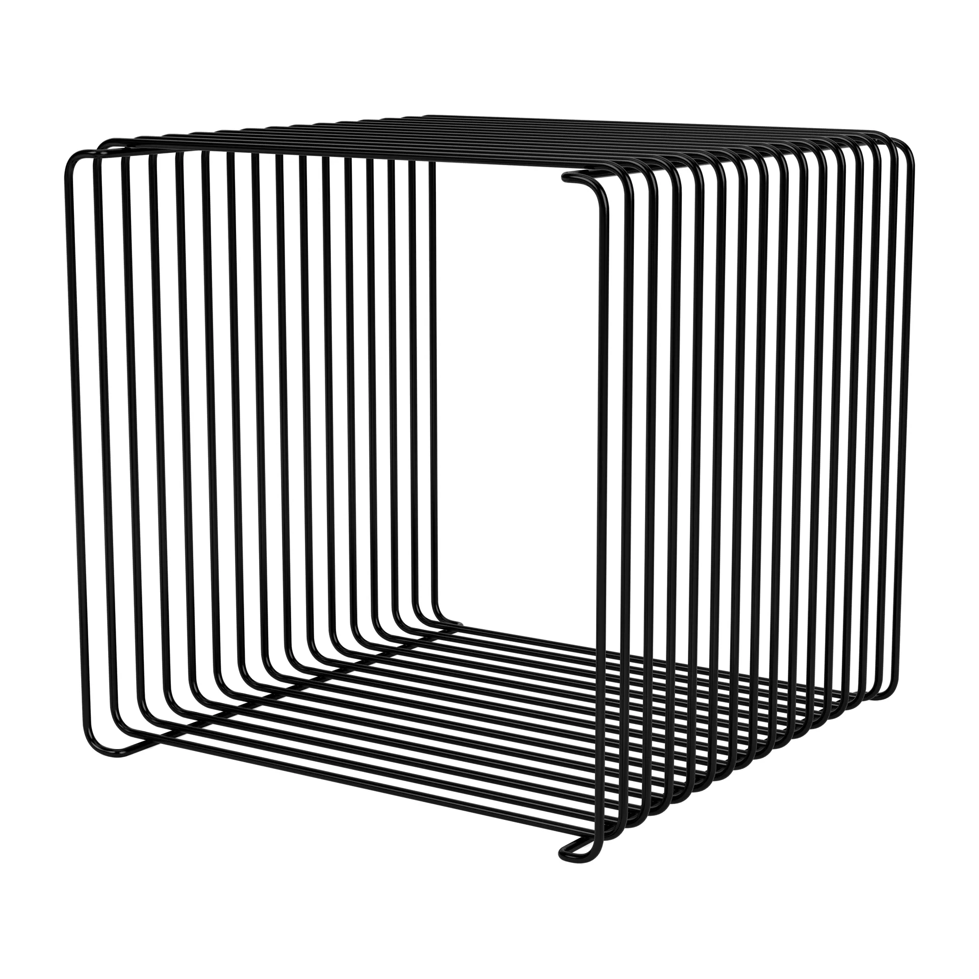 Mensola Panton Wire Single 34,8x34,8x34,8 cm, Nero Montana
