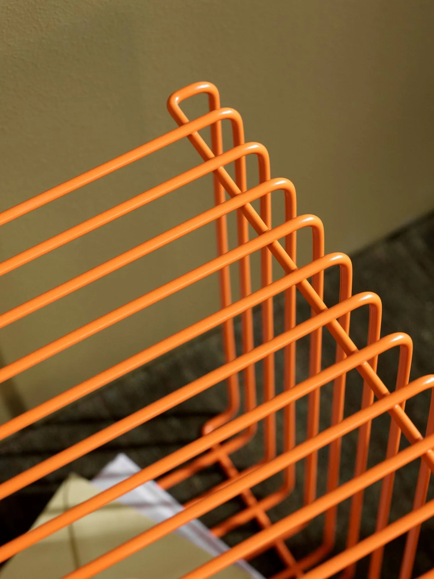 Mensola Panton Wire Single 34,8x34,8x34,8 cm, Tangerine Montana