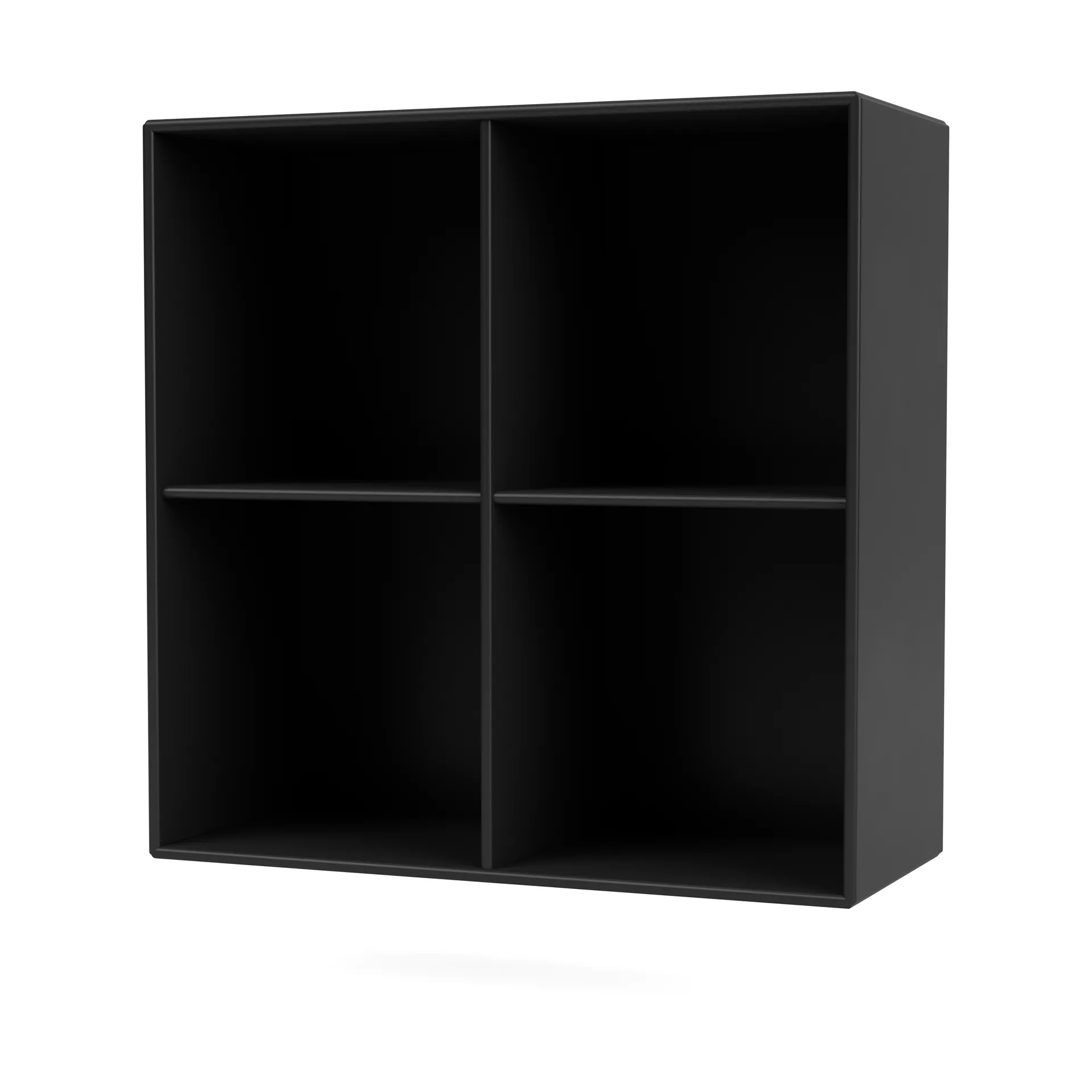 Mensola SHOW 69,6x69,6 cm incl. binario di sospensione, Black 05 Montana