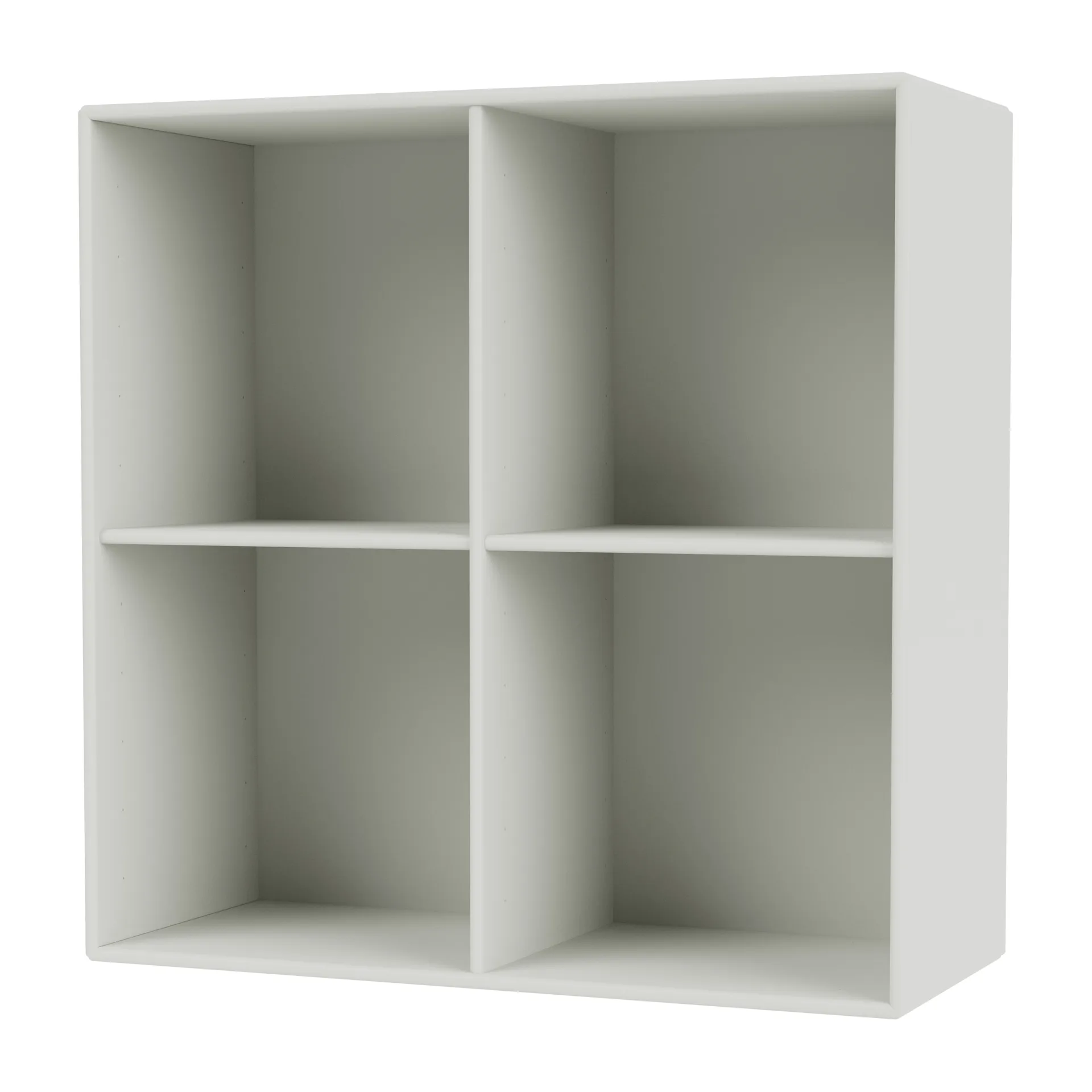 Mensola SHOW 69,6x69,6 cm incl. binario di sospensione, Nordic (grigio) Montana