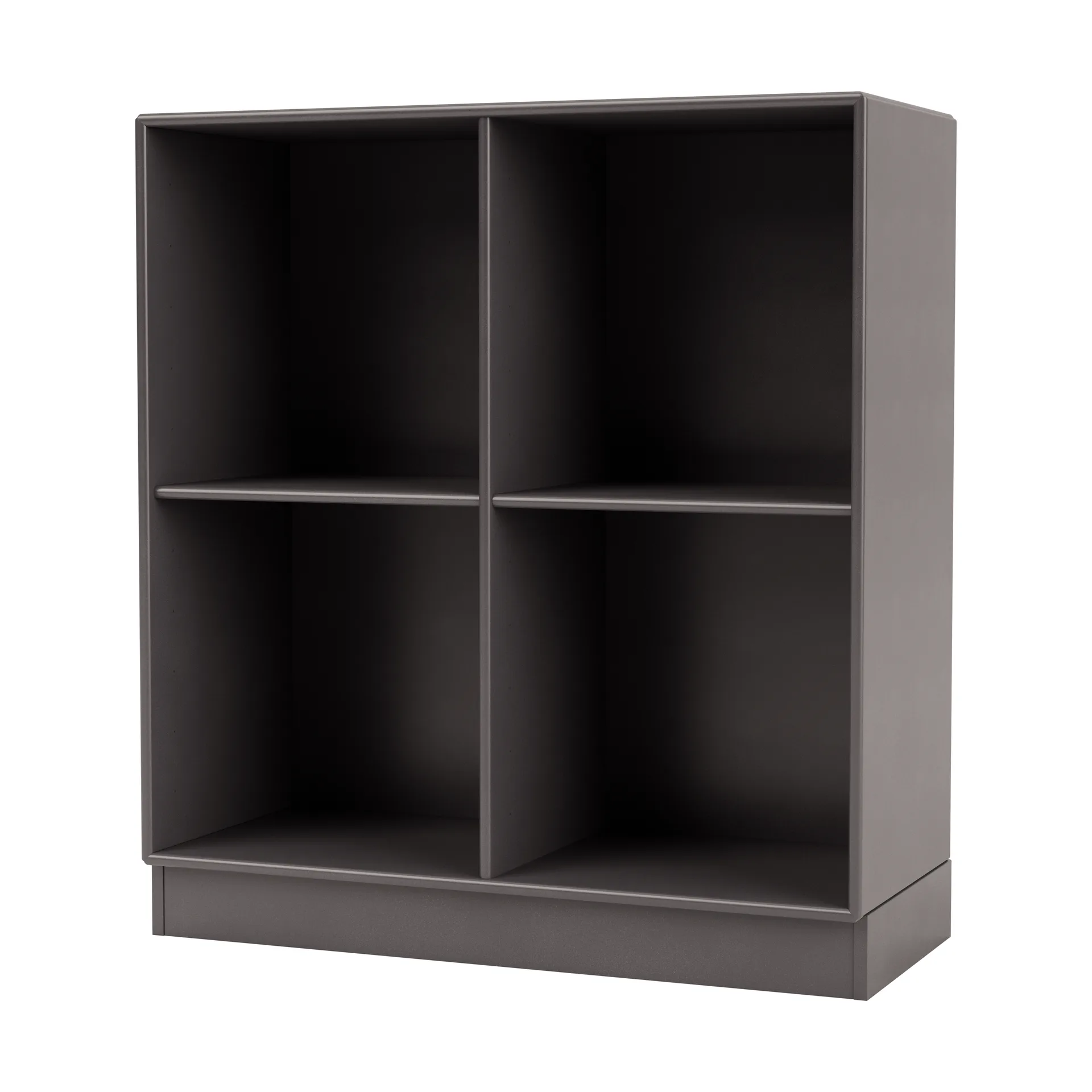 Mensola SHOW, 69,6x69,6 cm, zoccolo di 7 cm, Coffee 35 Montana