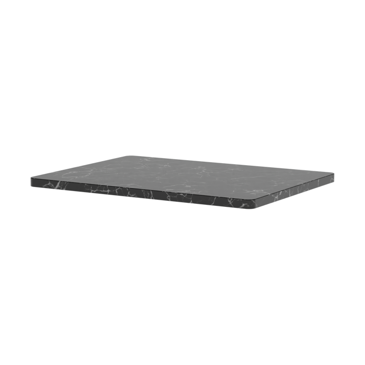 Ripiano superiore Panton Wire 34,8x25,7 cm - Marmo nero - Montana