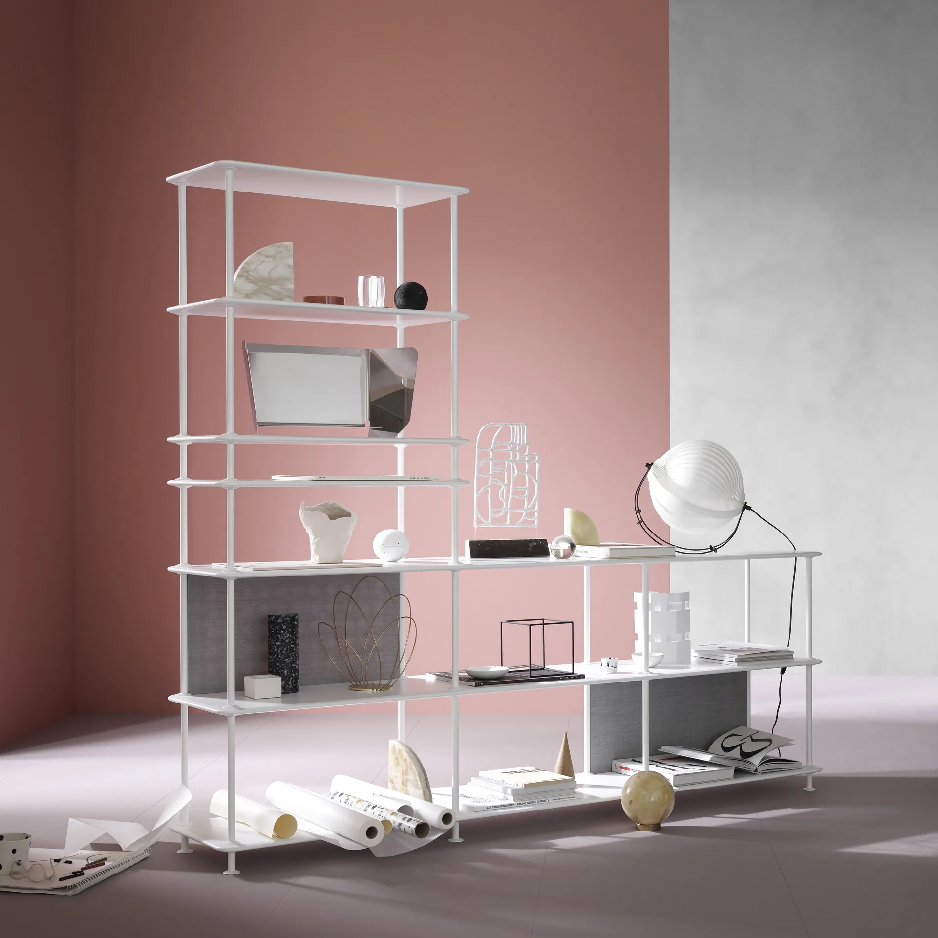 Scaffale Montana Free 220100, new white 101 Montana