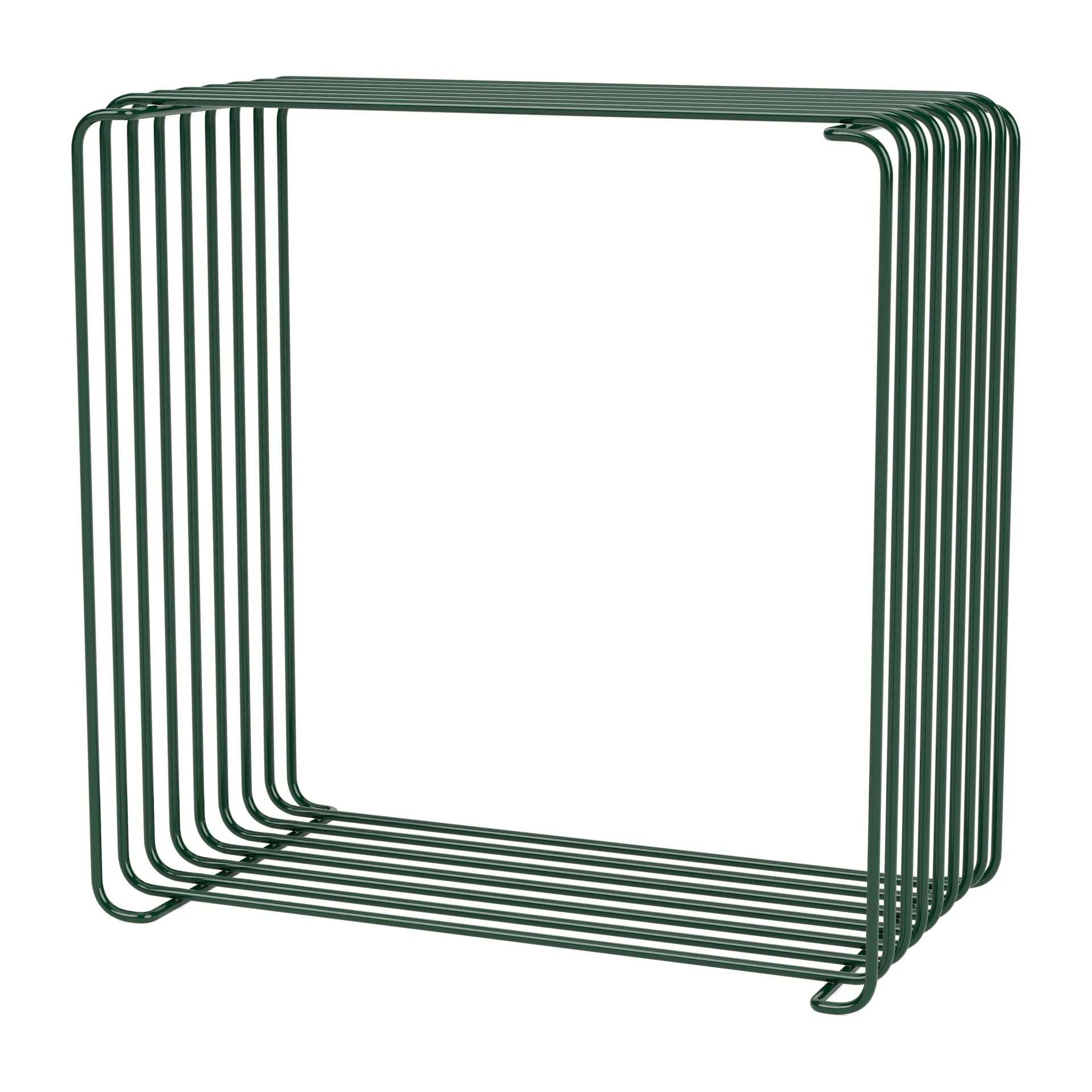 Scaffale Panton Wire Extended, 34,8x34,8x18,8 cm, Verde pino Montana