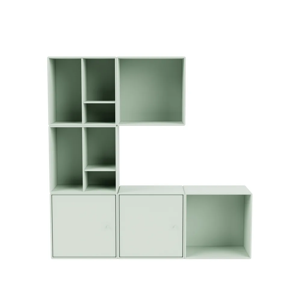 Sistema di scaffalature Montana Mini 6x2 Mist Montana