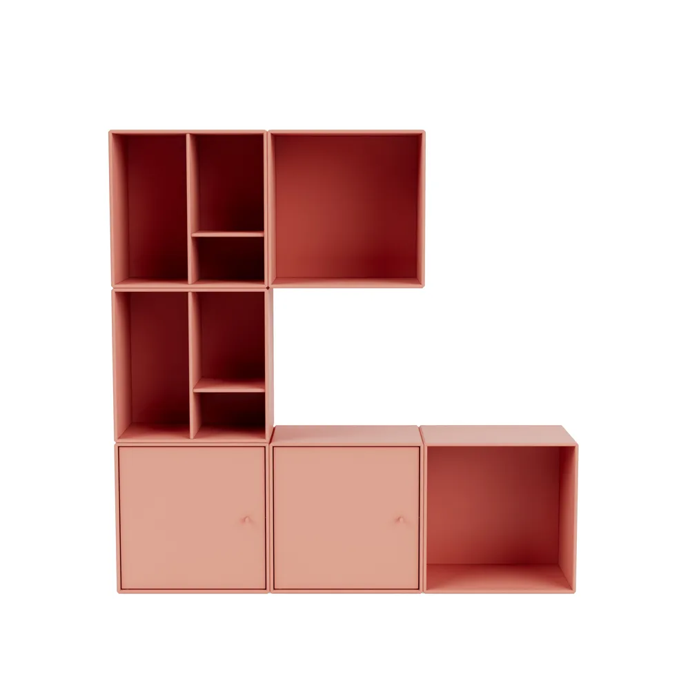 Sistema di scaffalature Montana Mini 6x2 Rhubarb,  Montana