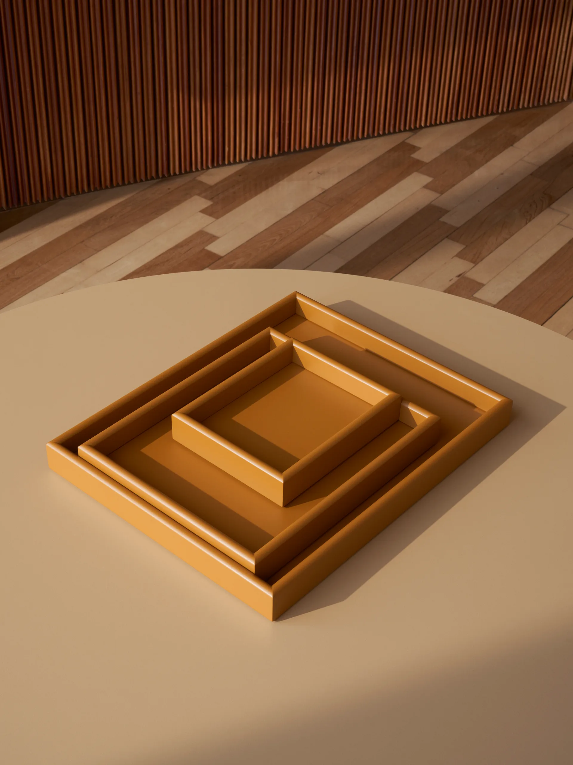 Vassoio Arrange small 17,3x21,4 cm, Amber Montana